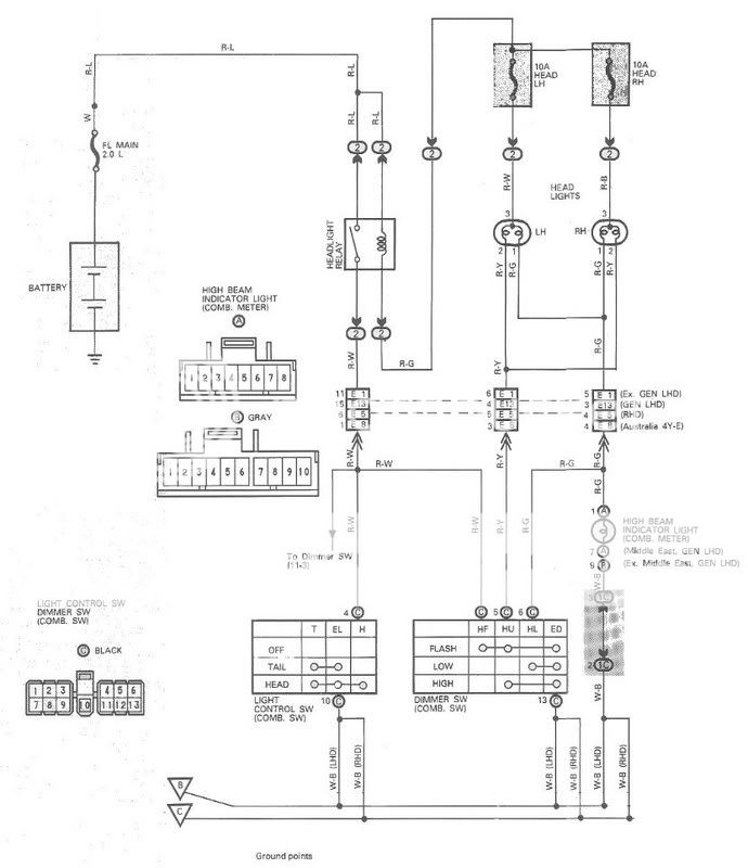 Wiring diagram for 93 toyota hilux surf